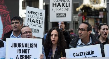 TURKEY-POLITICS-MEDIA-FREEDOM-DEMO