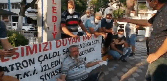 Soma’lı Madenciler Kaymakalık Önünde!
