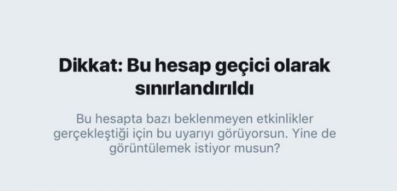 Twitter Hesapları Kısıtlamaya Başladı