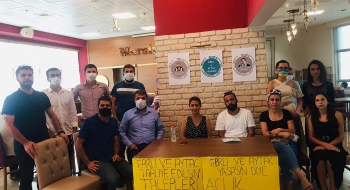 İki Avukattan, Ebru Timtik ve Aytaç Ünsal'a Destek Açlık Grevi 1 EfDWJzYWAAEc sh