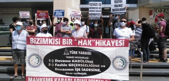 Cargill İşçileri Assan Gıda Önündeydi