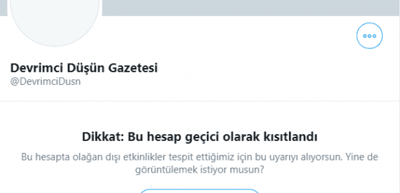 Twitter, Gazetemizin Hesabını Sınırlandırdı! – Hesabımızı Yeniden Aktifleştirebildik