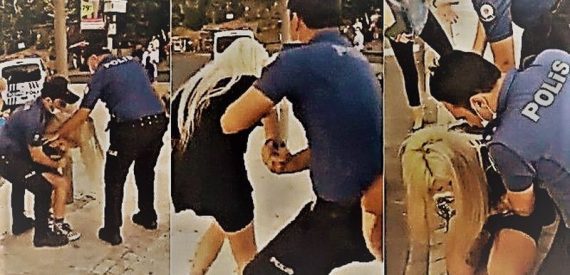 Kadını Darp Eden Polisler Görevden Uzaklaştırıldı