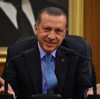 erdogan gülerken