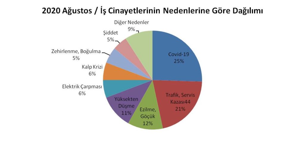 Son 8 Ayda 1306, Ağustos Ayında 208 İş Cinayeti 6 z3 nedenler