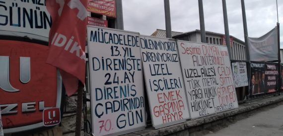 Uzel İşçilerinin Direniş Çadırında 70. Gün
