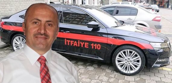 MHP’li Başkan, Vergiden Muaf İtfaiye Aracını Kişisel Makam Aracı Yaptı