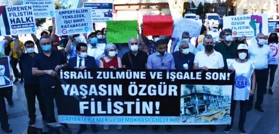 Emek ve Demokrasi Güçleri’nden Filistin Eylemi