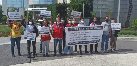 Bayrampaşa Belediyesi İşçileri İşe İade Mücadelesinde Kararlı