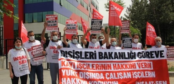 Kayı İnşaat İşçileri: Bankaları Değil, İşçileri Koruyun