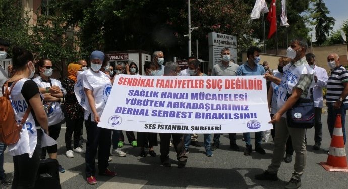 KESK’ten Birçok İlde Gözaltılara Tepki Eylemleri