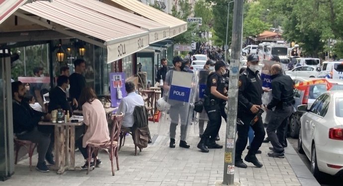Emek Örgütlerinin Açıklamasına Polis Müdahalesi: 6 Gözaltı