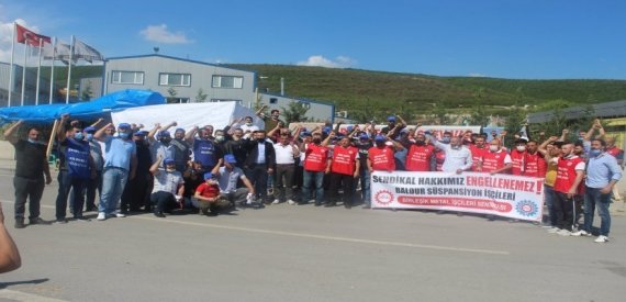 Grevdeki İşçiler Arasında Dayanışma: Baldur İşçilerinden Nedex Kimya İşçilerine Destek