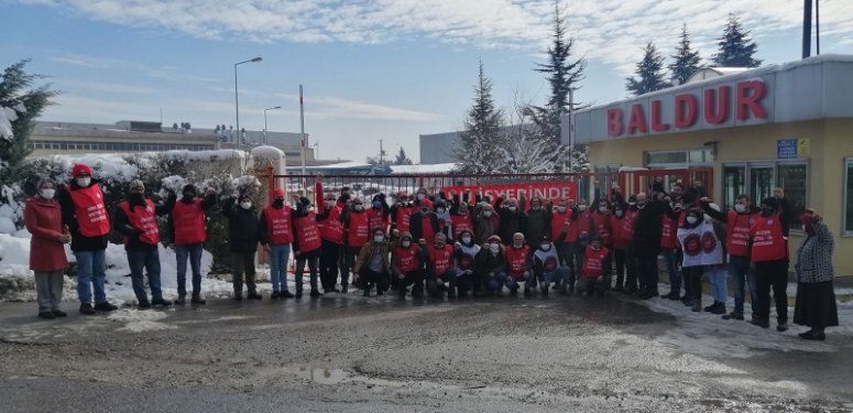 Grevdeki Baldur İşçileri Yarın Ankara’ya Gidiyor