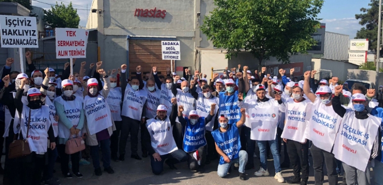 Mastaş İşçilerinin Grevi 5. Gününde 1 mantas-grevi