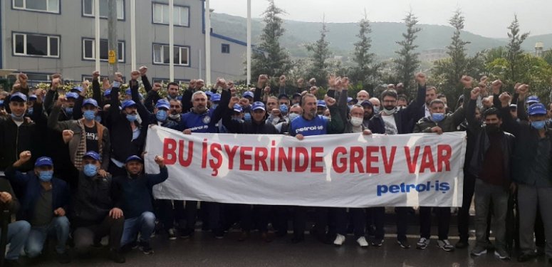 Nedex Kimya’da İşçiler Greve Çıktı