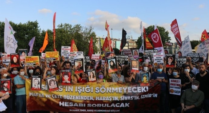 İstanbul ve Ankara’da Sivas Katliamı Anmaları: Faşizme Karşı Birleşik Mücadele