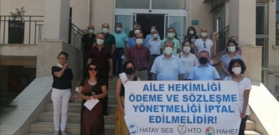 Sağlık Meslek Örgütlerinden ‘Aile Hekimliği Yönetmeliği Geri Çekilsin’ Eylemi