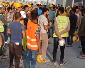 Emlak Konut İşçilerinden Yemeklerin İyileştirilmesi için Yürüyüş 9 Screenshot_3