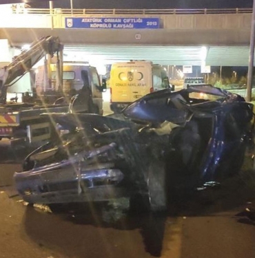 Bakım Onarım İşçilerine Araba Çarptı: 2 Ölü, 2 Yaralı 5 dfs