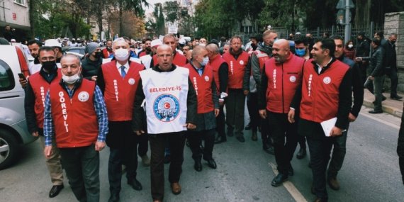Grevdeki Bakırköy Belediyesi İşçilerine 7 Farklı Kentin İşçilerinden Destek