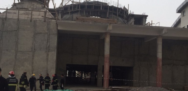 Cami İnşaatında İskele Çöktü: 8 İşçi Yaralı