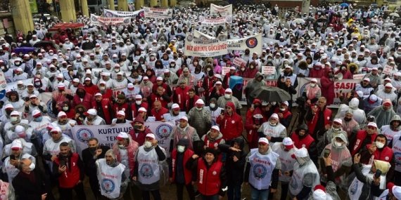Binlerce İşçi Bakırköy’de Buluştu: Sadaka Değil, Hakkımızı İstiyoruz