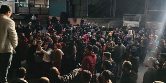 Tarsus Hali’ndeki 200 Kadın İşçi İş Bıraktı