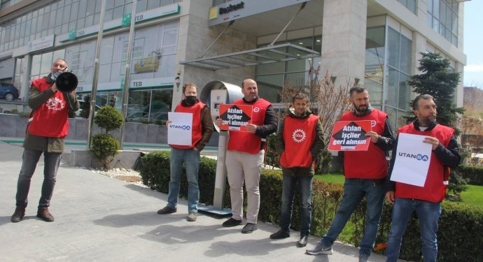 İşten Atılan EnerjiSA İşçileri: Hakkımızı Alana Kadar Megafonları Bırakmayacağız