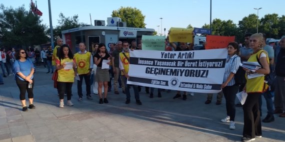 Eğitim Emekçilerinden Geçinemiyoruz Eylemi ve Sendikalara Birlik Çağrısı