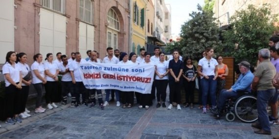 Evde Bakım İşçilerinin Taşeron Zulmüne Karşı Direnişi Sürüyor