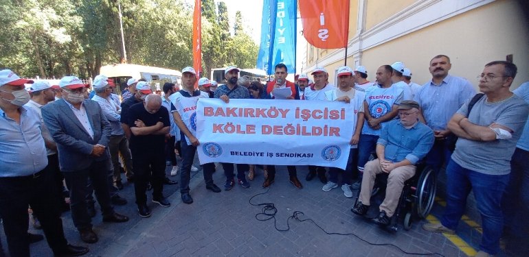 Bakırköy Belediyesi’ndeki İşten Atmalar ve Sürgünler Protesto Edildi