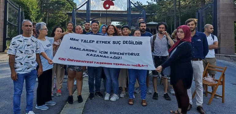 Koç Üniversite İşçilerinin Direnişi Kazanımla Sonuçlandı