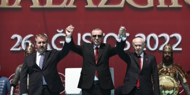 Erdoğan Konuştu: Ezan, Vatan, Bayrak ile Başladı, Tehditler Savurdu, Kızıl Elma ile Bitirdi 6 2022_08_AA-28735248-740x420
