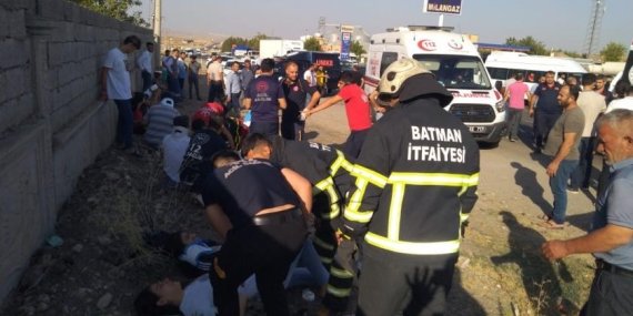 Ordu ve Batman’da Servis Kazaları: 24 İşçi Yaralı