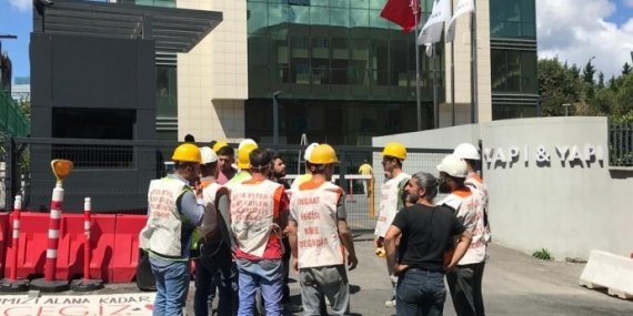 İnşaat İşçilerinin Eylemine Kaymakamlıktan Yasak, Polisten Gözaltı: 11 Kişi Gözaltında