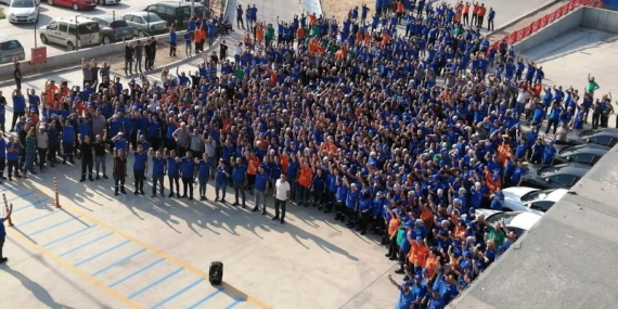 Standart Profil’de Üretimi Durduran İşçilerin Eylemi Sürüyor