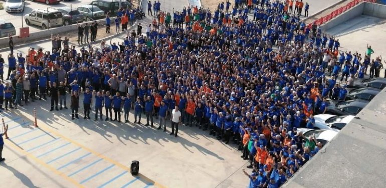 Standart Profil’de Üretimi Durduran İşçilerin Eylemi Sürüyor