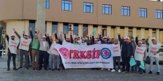 Savcan Tekstil’de Sendika Düşmanlığına ve İşten Atmaya Karşı Eylem