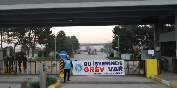 Kartonsan’da Grev Başladı