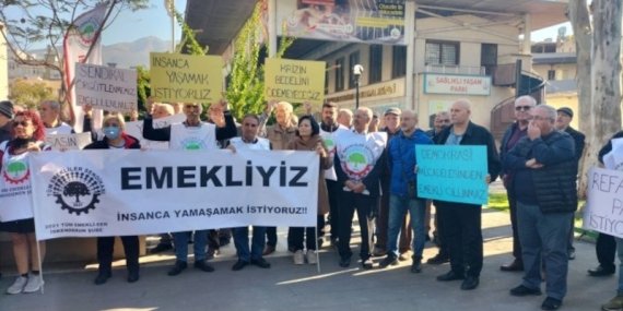 Emekliler İskenderun’dan Seslendi: İnsanca Yaşamak İstiyoruz