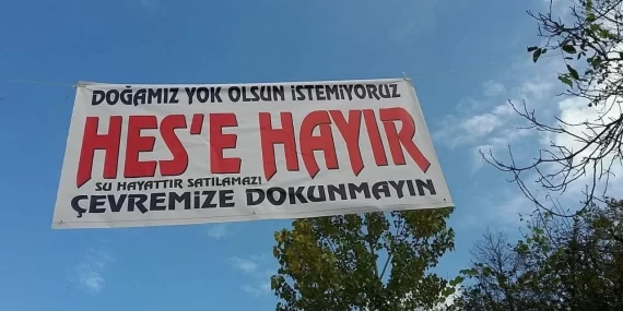 Trabzon’da Halk HES’e Geçit Vermiyor