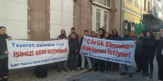 İZBB’de İşten Çıkarılan Taşeron İşçilerden Direniş Mesajı