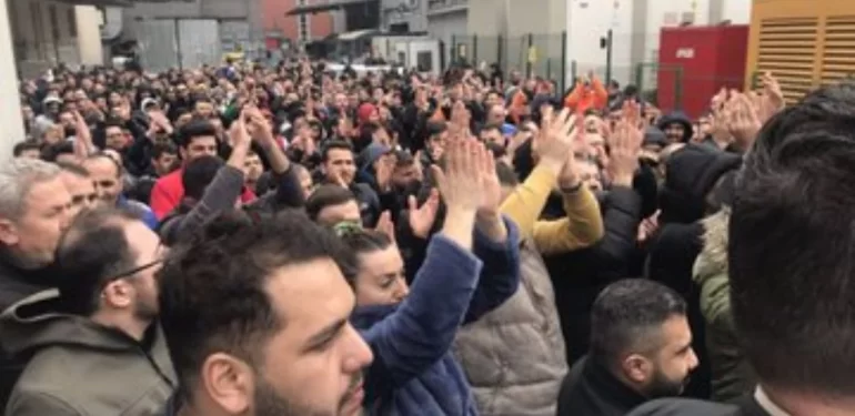 MATA’da Yüzlerce İşçi Tehditlere Karşı Direnişte