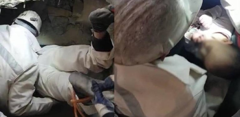 Madenciler, 5 Aylık Bebeği 131 Saat Sonra Kurtardı