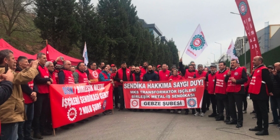 MKS Transformatör’de Direniş Greve Dönüştü