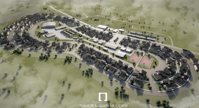 Mimarlar Odasından Depremzedeler için 2 Binlik Kişilik Yaşam Projesi