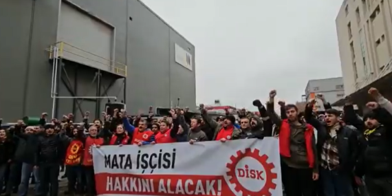 Yüzlerce İşçiden MATA Otomotiv Önünde Eylem