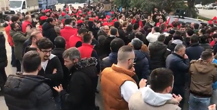 MATA Otomotiv’de İşçilerin Direnişi Sürüyor