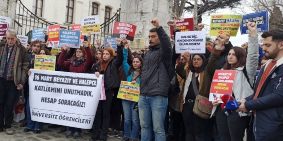 Beyazıt ve Halepçe Katliamlarının Yıldönümünde Katledilenler Beyazıt’ta Anıldı